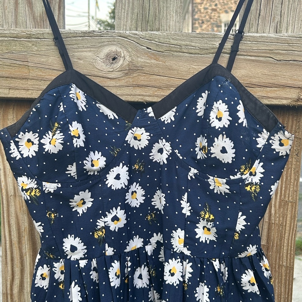 dELiA*s Navy Floral Dress - Picture 3 of 4